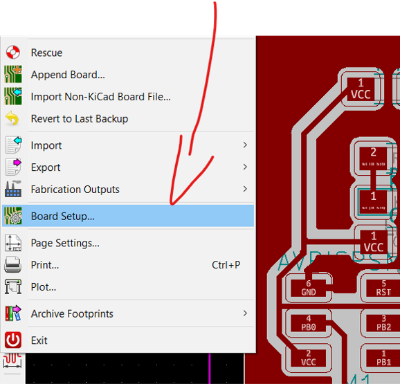 pcb track 